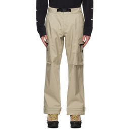 Beige Arc 3L Cargo Pants 231006M188005