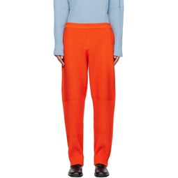 Orange Rustic Sweatpants 232729M190001