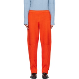 Orange Rustic Sweatpants 232729M190001