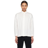 White Dolman Sleeve Shirt 241729M192019