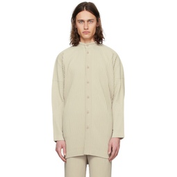 Beige Monthly Color March Shirt 241729M192014