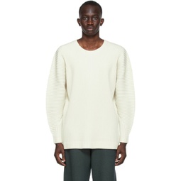 Off-White Surface Long Sleeve T-Shirt 221729M192006