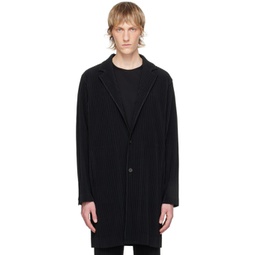 Black Basics Coat 241729M176006