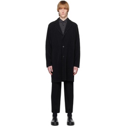 Black Basics Coat 231729M176002