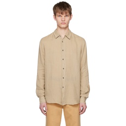 Beige Air Clean Shirt 231995M192008