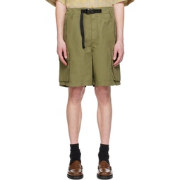 Green Dark Shorts 241995M193003