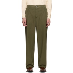 Green Wind Trousers 241995M191008