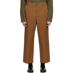 Brown Rank Trousers 241995M191006