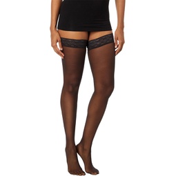 Womens HUE French Lace Thigh High 2-Pair Pack