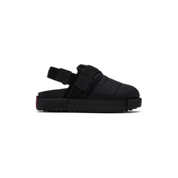 Black Padded Sandals 232084M231003