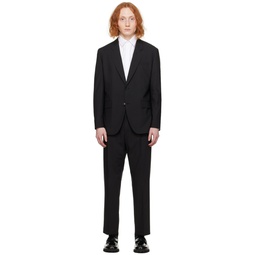 Black Regular Fit Suit 241084M196007