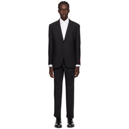 Black Tailored Suit 241084M196002