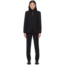 Black Three Piece Suit 241084M196000