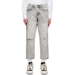 Gray Regular Fit Jeans 231084M186020