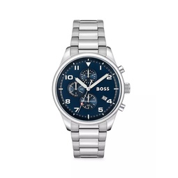 View Stainless Steel Chronograph Watch