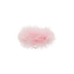 Pink Fuzzy Ball Ring 231014F024005