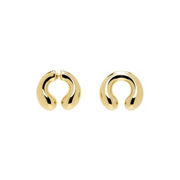 Gold Pistil Earrings Set 241014M144008