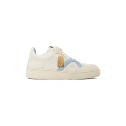 Off White   Blue Mongoose Low Sneakers 221485M237003