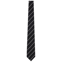 Black Jacquard Tie 241525M158003