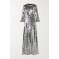 HVN Long Ashley sequined stretch-tulle maxi dress
