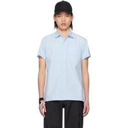 Blue Pin Shirt 241429M192001
