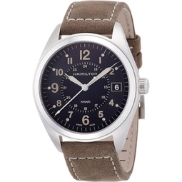 Hamilton Mens Analogue Quartz Watch with Leather Strap H68551833