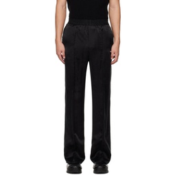 Black Washed Trousers 231827M191003