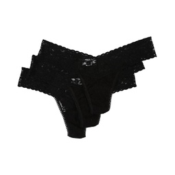 Womens Hanky Panky 3-Pack Low Rise Thong