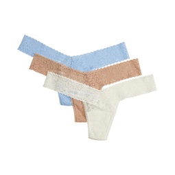 Womens Hanky Panky Daily Low Rise Thong Value 3-Pack