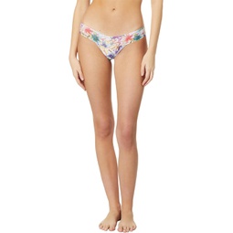 Womens Hanky Panky Printed Signature Lace Low Rise Thong