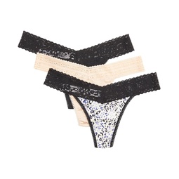 Womens Hanky Panky Dream Low Rise Thong 3-Pack