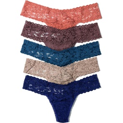 Womens Hanky Panky Signature Lace Low Rise Thong 5-Pack