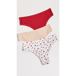 Cherry On Top Thong 3 Pack