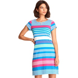 Womens Hatley Nellie Dress - Bermuda Stripes