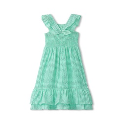 Hatley Kids Gingham Seersucker Smocked Dress (Toddler/Little Kid/Big Kid)