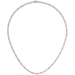 SSENSE Exclusive Multicolor Tennis Chain Necklace 241481M145004