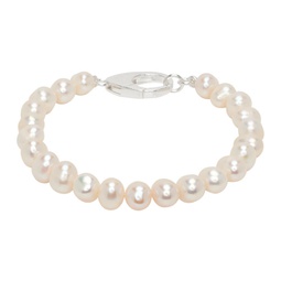 White Classic Freshwater Pearl Bracelet 241481M142019