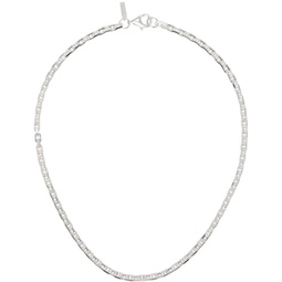 Silver Classic Anchor Chain Necklace 241481M145001