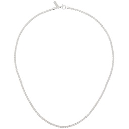 Silver Classic Rope Chain Necklace 241481M145016