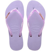 Havaianas Womens Slim Glitter Flourish Flip Flop Sandals