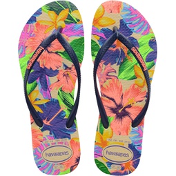 Womens Havaianas Slim Floral Neon Sandals