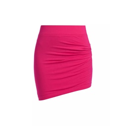 Ruched Body-Con Miniskirt
