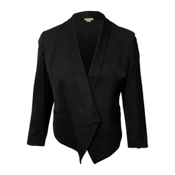 Helmut Lang Tuxedo Blazer In Black Wool