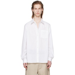 White Classic Shirt 241154M192006