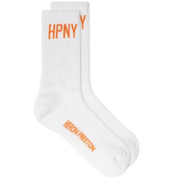 Heron Preston HPNY Long Socks White/Orange