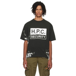 Black H.P.C. Security T-Shirt 232967M213018