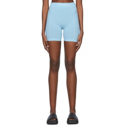 Blue Nylon Sports Shorts 221967F541001