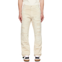 Off-White Regular 5-Pockets Jeans 232967M186002