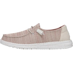 Hey Dude Wendy Sport Mesh Light Pink Size 6 Womens Loafers Womens Slip On Shoes Comfortable & Light Weight