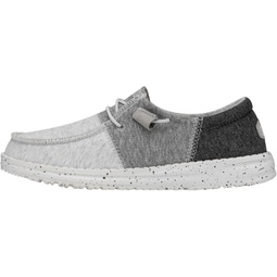 Hey Dude Wendy Tri Varsity Grey Size W8 Womens Shoes Womens Slip On Loafers Comfortable & Light-Weight